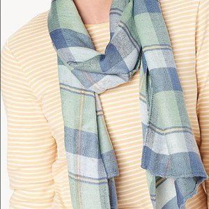 NEW Christopher and Banks Long Sleeve Mini Stripe Crewneck Lemon Yellow NWT